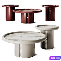 Secolo Moonrise Coffee Tables 3D Model Corona