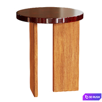 Low table and side table 3D Model Corona