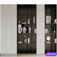 Rack Decor 03 3D Model Vray, Corona