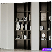 Rack Decor 03 3D Model Vray, Corona