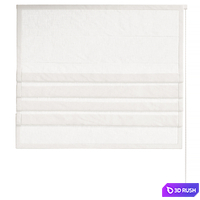 Roman blinds Set 07, Roman blinds 3D Model Corona
