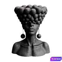 Sculpture 03 3D Model Vray, Corona