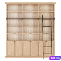 Dario Ladder Bookcase &amp; Buffet by Laredoute. 3D Model Corona