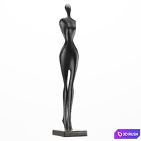 Decorative Sculptures Set Two 3D Model Vray
