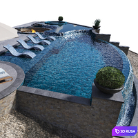 Infinity Pool 2 3D Model Corona