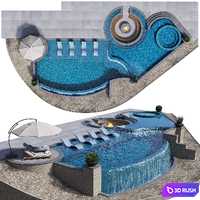 Infinity Pool 2 3D Model Corona