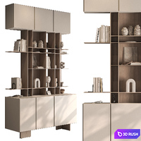 Shelves Decorative - Rack 31 3D Model Vray, Corona