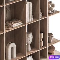 Shelves Decorative - Rack 31 3D Model Vray, Corona