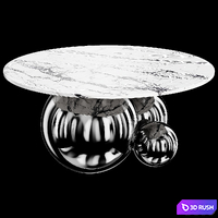 Coffee Table 3D Model Corona