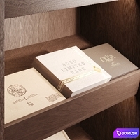Cigar Rack 3D Model Vray, Corona