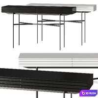 More Harri Console Tables 3D Model Vray, Corona