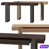 Laskasas Village Console Table 3D Model Vray, Corona