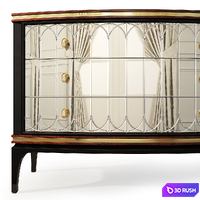 Chest and console Milano. Dresser, console by Medusa Home 3D Model Vray, Corona