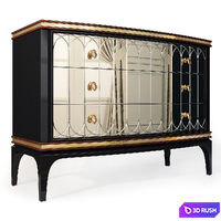 Chest and console Milano. Dresser, console by Medusa Home 3D Model Vray, Corona
