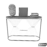 Aegis console table by lamberti design 3d model 3D Model Vray