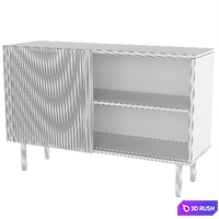Small Buffet Orton 3D Model Vray, Corona