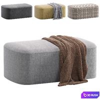 Poof BILAS by Cazarina Interiors/Пуф БИЛАС 3D Model Corona
