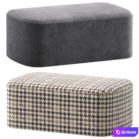 Poof BILAS by Cazarina Interiors/Пуф БИЛАС 3D Model Corona