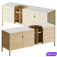 CAROUSEL SIDEBOARD 3D Model Corona