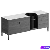 CAROUSEL SIDEBOARD 3D Model Corona