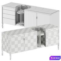 CAROUSEL SIDEBOARD 3D Model Corona