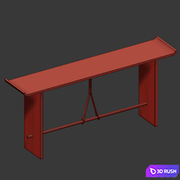Mada Two Console 3D Model Corona
