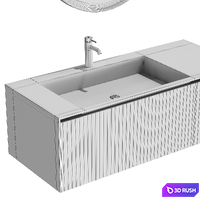 Vanity unit Belinza Vision 3D Model Corona
