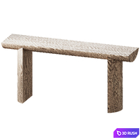 Pismo Reclaimed Wood Console Table 3D Model Vray, Corona