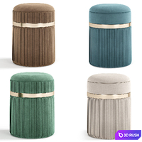 Pouffe Miranda by Inmyroom 3D Model Corona
