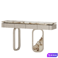 Plata Console by Covet House 3D Model Corona