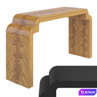 Daisy console by Woodbridge Furniture 3D Model Vray, Corona