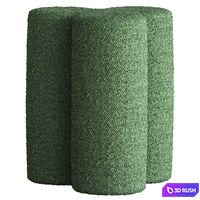 Hocker Stool Clover Boucle - Pols Potten 3D Model Vray, Corona