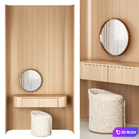 Dressing table 02 3D Model Corona