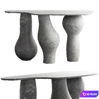 491 console table Altar Console 54 by Agnes Studio 3D Model Vray, Corona
