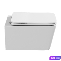 Wall hung toilet Aquanet Tavr -W BW 3D Model Corona