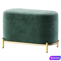Gray pouf IMR-1451118 3D Model Corona