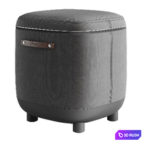 Pouf massager Bork 3D Model Corona