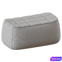 Yam Medium Pouf 3D Model Corona