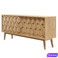 Wooden Sideboard Wewood Scarpa Sideboard 3D Model Corona