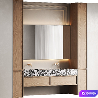 Bathroom furniture 7 3D Model Corona