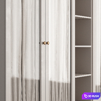 Wardrobe 012 KM 3D Model Corona