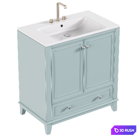Single Bathroom Vanity with Ceramic Sink Top 3D Model Corona