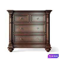 Chest of drawers bedside table Leesburg Hooker 3D Model Vray, Corona