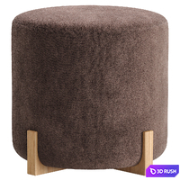 Pouf MANLEY By Cazarina Interiors/Пуф МАНЛЕЙ 3D Model Corona
