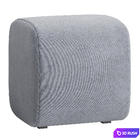 Pouf Leslie 3D Model Corona