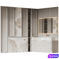 Bathroom Furniture Set 30 3D Model Vray, Corona
