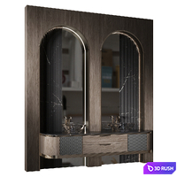 Bath set 48 3D Model Corona