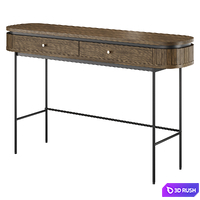 Console Mayer Walnut 3D Model Corona