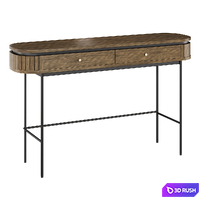Console Mayer Walnut 3D Model Corona