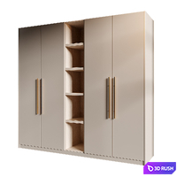 Flat Panel Wardrobe 3D Model Corona
